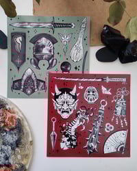 Image 1 of LOTR & ONI RED Sticker sheets / hojas de pegatinas  