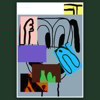 Image 1 of DOG / 100x70 SCREENPRINT