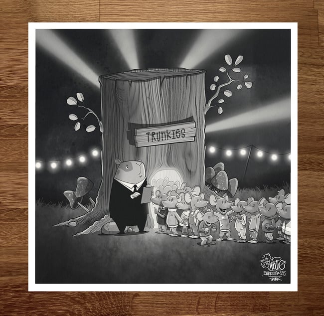 Trunk - Inktober 25 Print