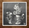 Blunder - Inktober 25 Print