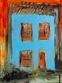 Blue House by the Marsh-Line