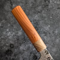Image 3 of Carbon steel petty / yew & walnut