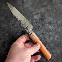 Image 1 of Carbon steel petty / yew & walnut