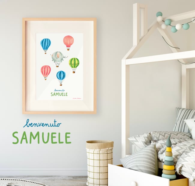 quadro benvenuto neonati