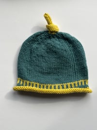 Image 10 of Black Isle Baby Beanie Hand Knitted size from prem to 1-2 years