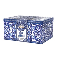 Image 6 of Bialetti Moka Pot + 3 Cups & Stirrers Gift Set Dolce & Gabbana Blue Mediterraneo