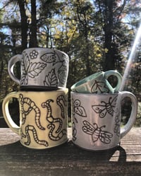 Image 2 of Blue Moths mug