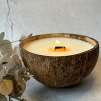 Image 2 of Coconut Shell Soy Candle