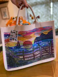 Image 1 of Sunset Collection Large Tote Bags