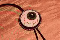 Image 2 of Eyeball Bolo Tie (Green)