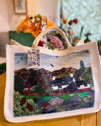 Image 3 of Autumn in the Air Tote Bags