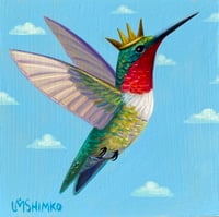 Hello Hummingbird Blue
