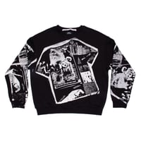 Image 1 of a. Amo in Silenzio Black Sweater
