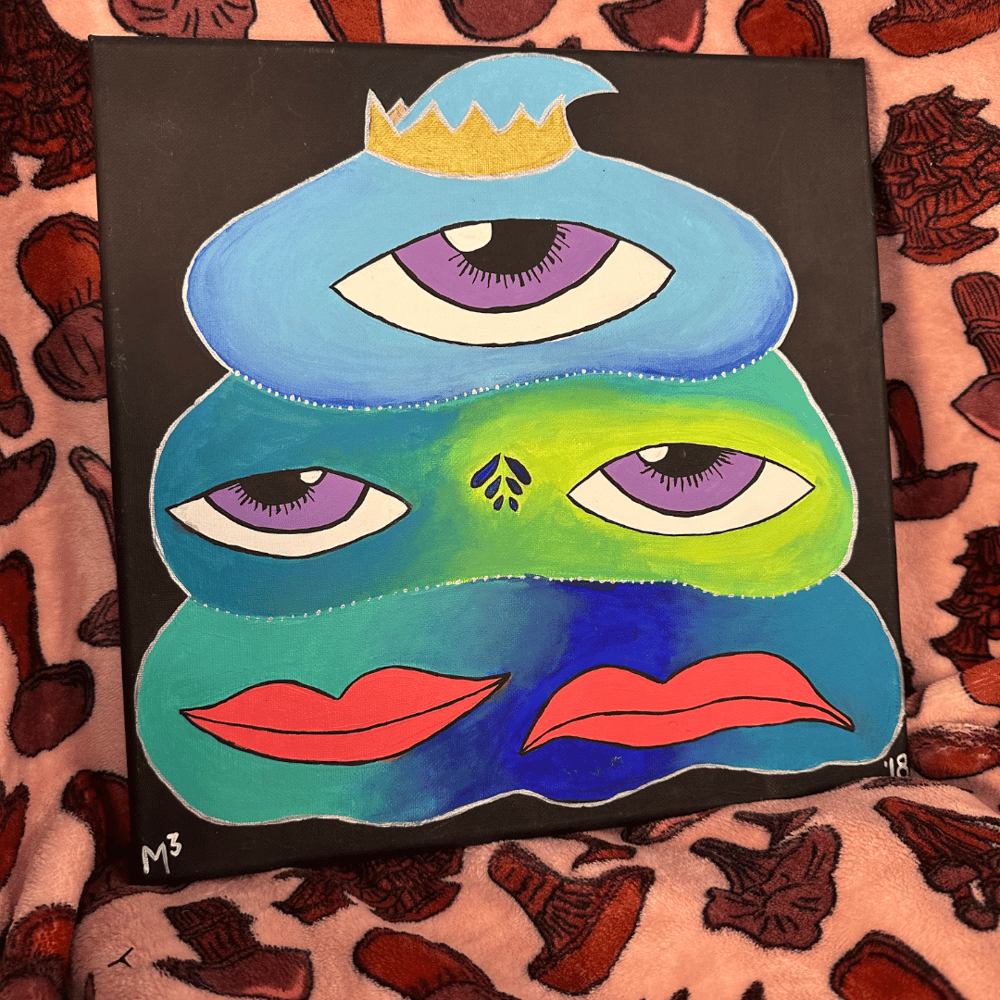 Image of slime cream king ~ original painting 