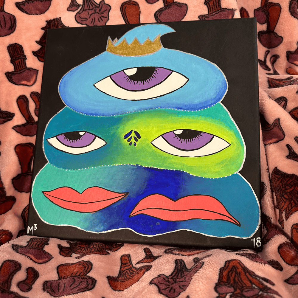 Image of slime cream king ~ original painting 