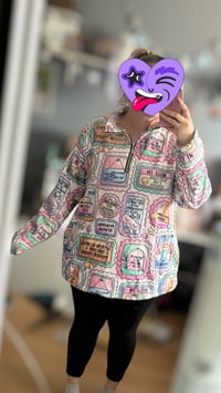 Image 7 of Sherpa fleece pullover 