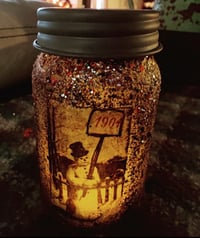 Image 1 of  Vintage Snowman Candle