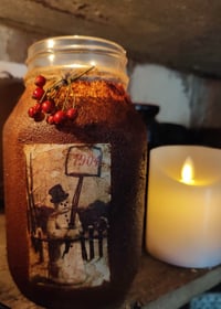 Image 2 of  Vintage Snowman Candle