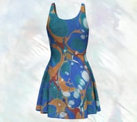 Image 3 of Stone Marble Flared Dress