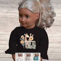 Image 1 of Doll Ruffle Shirt~ Stand Tall For Jesus  