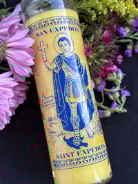 Image 1 of St Expedite Candle 