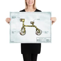 Image 2 of Hamster's Bike Art Print