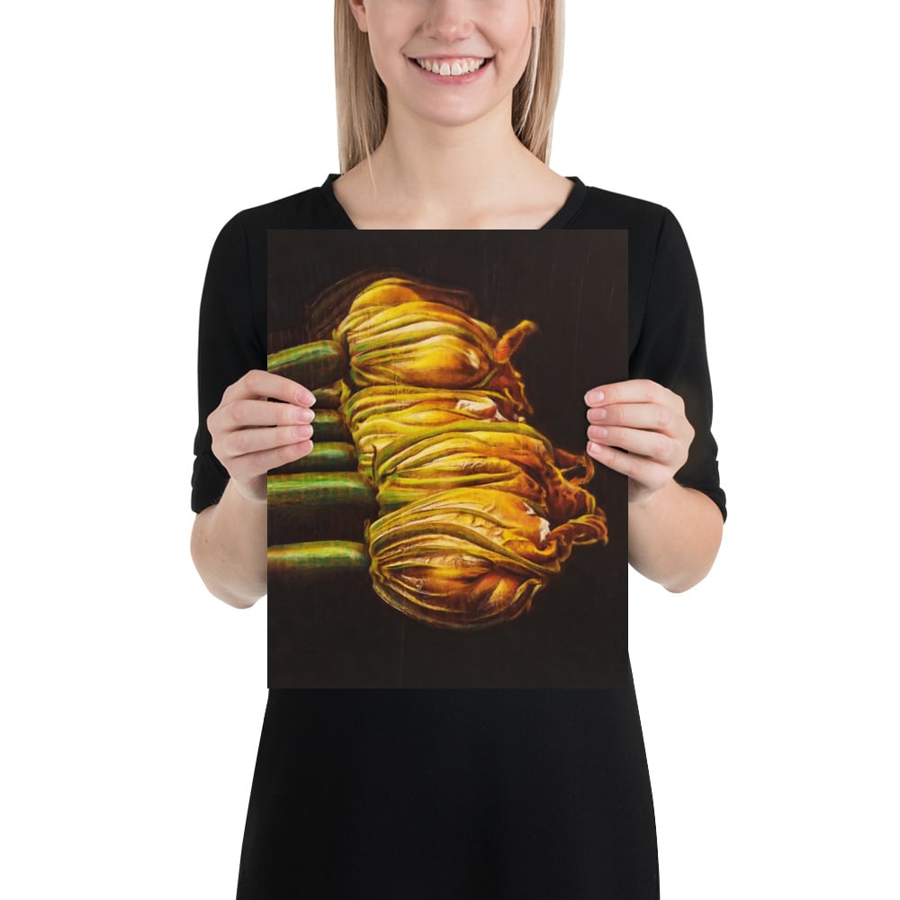 Photo Print: Zucchini Blossoms