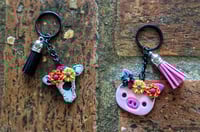 Glamorous Cowgirl Keychains