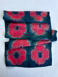 Image 1 of Rose Flower — Silk Scarf