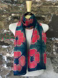 Image 4 of Rose Flower — Silk Scarf