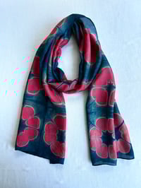 Image 3 of Rose Flower — Silk Scarf