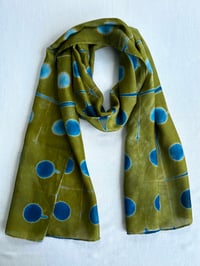 Image 1 of Moss Eclipse — Silk Scarf
