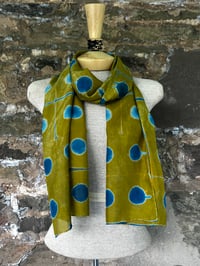 Image 3 of Moss Eclipse — Silk Scarf