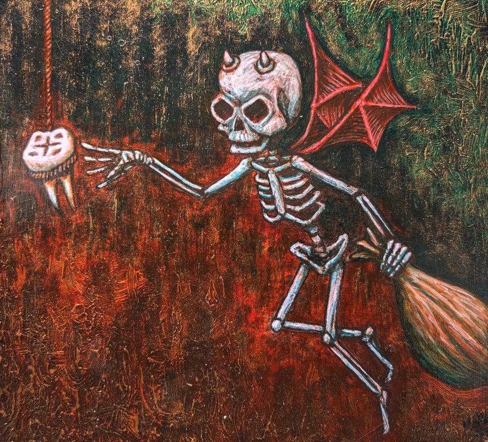 The Tooth Fairy - original acrylic painting