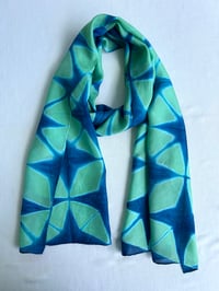 Image 1 of Sea Glass Stars — Silk Scarf