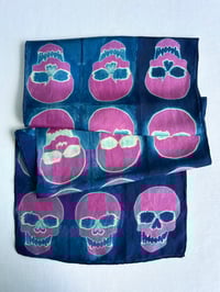 Image 1 of  Grape Skulls — Silk Scarf