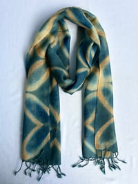 Image 2 of Soft Organge Elipse — Merino Wool Scarf