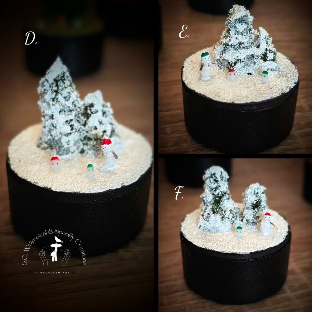 Image of (FREE U.S. SHIPPING) Miniature Autumn & Winter Ghost Scenes