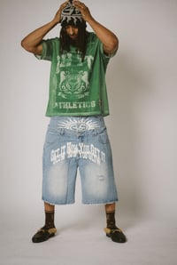 Image 3 of ‘GET IT & GLOW’ Double-waisted Jorts