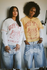 Image 4 of ‘GET IT & GLOW’ Double-waisted Jorts