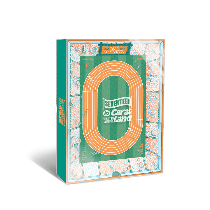 Image of [PRE-ORDER] 2025 SVT 9th Fan Meeting ‘Seventeen in Carat Land’ Memory Book + Weverse Shop POBs