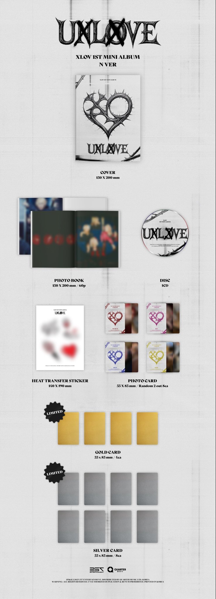 Image of [PRE-ORDER] XLOV ‘UXLXVE’ 