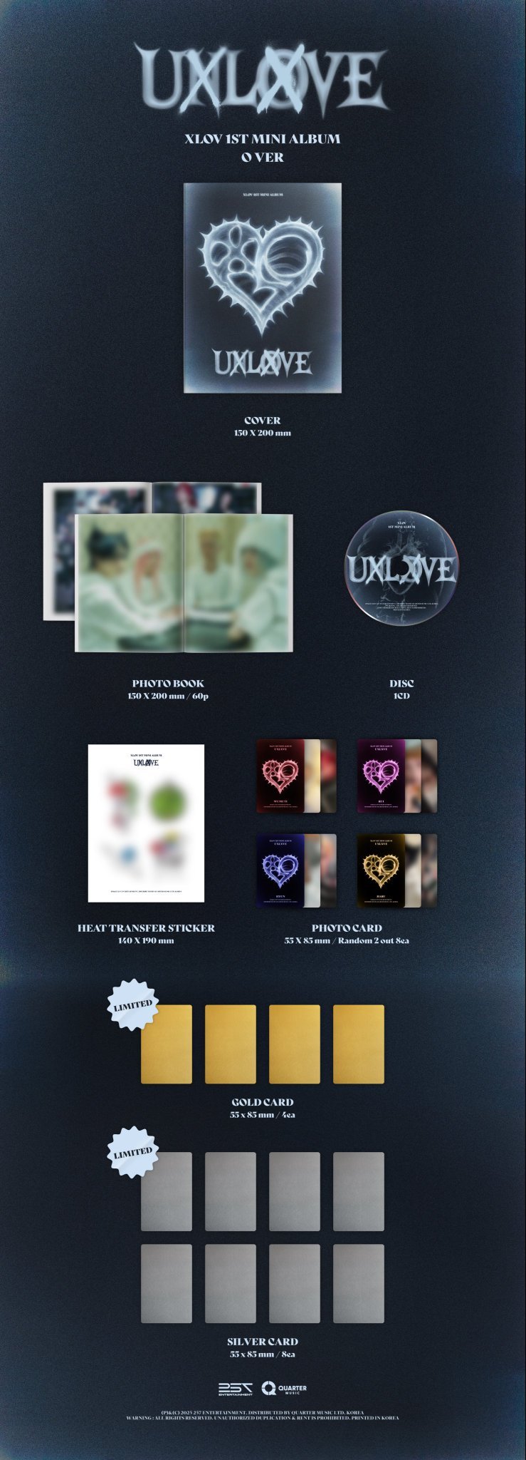 Image of [PRE-ORDER] XLOV ‘UXLXVE’ 