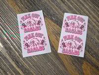 Eagles Pink Out Temporary Tattoos 