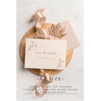 Image 2 of Custom made order for Autumn - 100 thank you cards and 100 printed envelopes