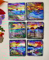 Image 3 of Sunset Collection Coaster Sets
