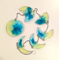Image 3 of Moon Phase - Yellow/Blue/Turquoise