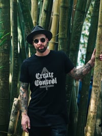 Image 2 of Create Control Logo T-Shirt Black