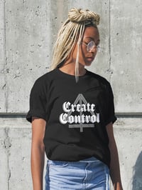 Image 3 of Create Control Logo T-Shirt Black