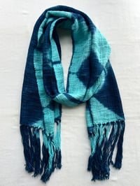 Image 3 of Turquoise Mountains — Husky Cotton Scarf